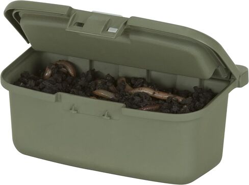Frabill Belt Bait Storage Box | Convenient Easy to Reach Bait Storage | Clips on Belt | Capacity 20 Ounces in Saudi Arabia