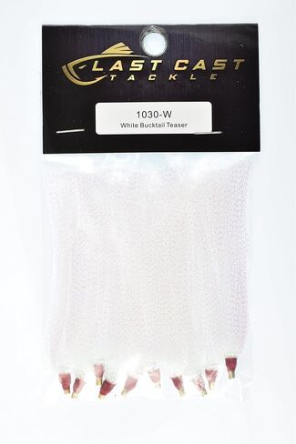LAST CAST TACKLE دعابة Bucktail - 10 عبوات - 5 ألوان للاختيار من بينها in Kuwait