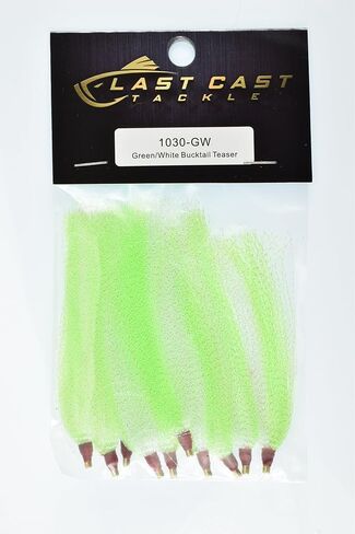 LAST CAST TACKLE دعابة Bucktail - 10 عبوات - 5 ألوان للاختيار من بينها in Kuwait