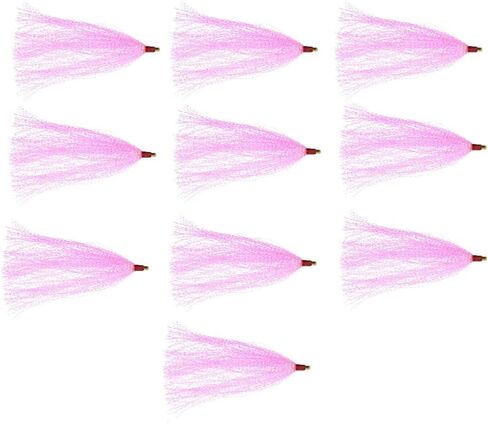 LAST CAST TACKLE دعابة Bucktail - 10 عبوات - 5 ألوان للاختيار من بينها in Kuwait