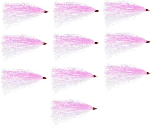 LAST CAST TACKLE دعابة Bucktail - 10 عبوات - 5 ألوان للاختيار من بينها in Kuwait