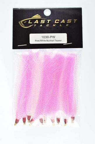 LAST CAST TACKLE دعابة Bucktail - 10 عبوات - 5 ألوان للاختيار من بينها in Kuwait
