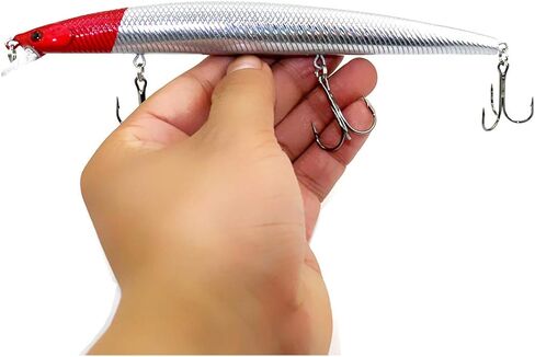 مجموعة أدوات جذب الصيد والطُعم، طُعم المياه العلوية طُعم كرنك طُعم بلاستيكي، صندوق أدوات صيد السمك طُعم سباحة لسمك السلمون المرقط in Kuwait