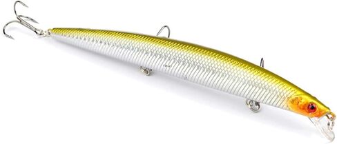 مجموعة أدوات جذب الصيد والطُعم، طُعم المياه العلوية طُعم كرنك طُعم بلاستيكي، صندوق أدوات صيد السمك طُعم سباحة لسمك السلمون المرقط in Kuwait