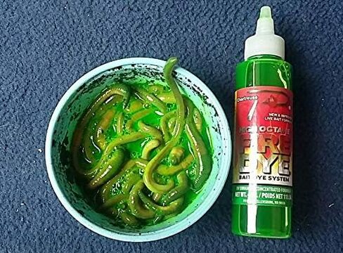 PAUTZKE'S Fire Dye Bait Dye System - Accesorios De Pesca Color Enhancer for Live Fish Bait - UV Enhanced Fish Attractant for Freshwater & Saltwater - Bait Accessories Fishing Dye - 4 oz (Chartreuse) in Saudi Arabia
