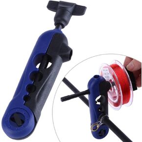 Mini Fishing Line Winder Spooler Machine Portable Adjustable Spinning Reel Spool Spooling Station System Baitcaster Fishing Tackle Carp Accessories Works Clips for Various Sizes in Saudi Arabia