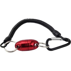 Magnetic Net Release, Aluminum Fishing Net Magnet Retractor | Strong Magnetic Net Release with Aluminum Retractor, Magnet Clip Holder and Carabiner for Fly Fishing Nets and Fishing Gear in Saudi Arabia