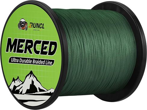 خط صيد مضفر من RUNCL Merced، 1000 500 300 ياردة خط مضفر 4 8 خيوط، 6-200 رطل - تقنية نسج خاصة، تقنية طلاء رقيق، أكثر سلاسة - خط صيد للمياه المالحة العذبة in Kuwait