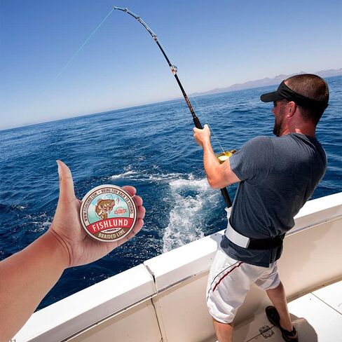 FISHLUND Braided Fishing Line, Featured Colorfast Fishing Line Braid, Strong, Smooth, Round, Sensitive, Test Pound Braided Line in Saudi Arabia