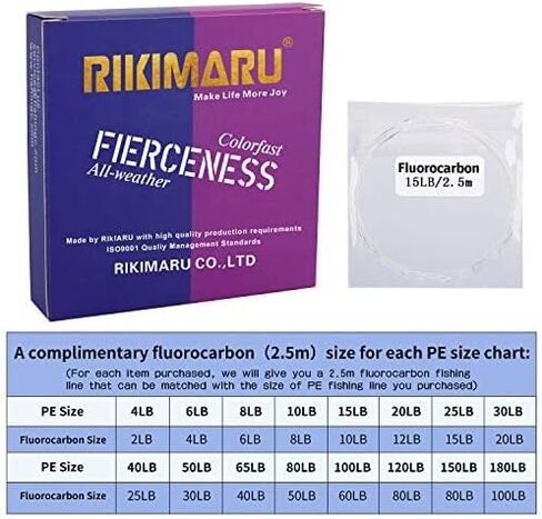 Braided Fishing Line Abrasion Resistant Superline Zero Stretch&Low Memory Extra Thin Diameter 327-1094 Yds, 4-180LB in Kuwait
