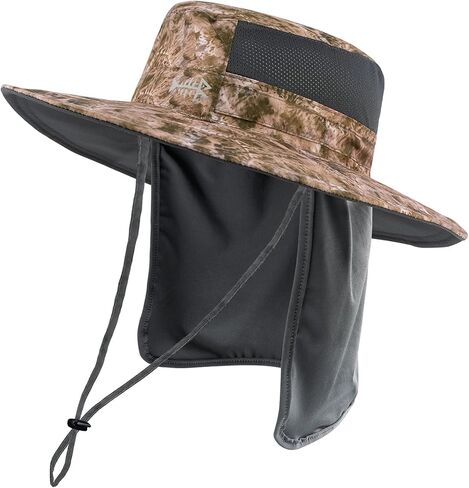 BASSDASH UPF 50+ Sun Fishing Hat Water Resistant with Detachable Neck Flap in Kuwait