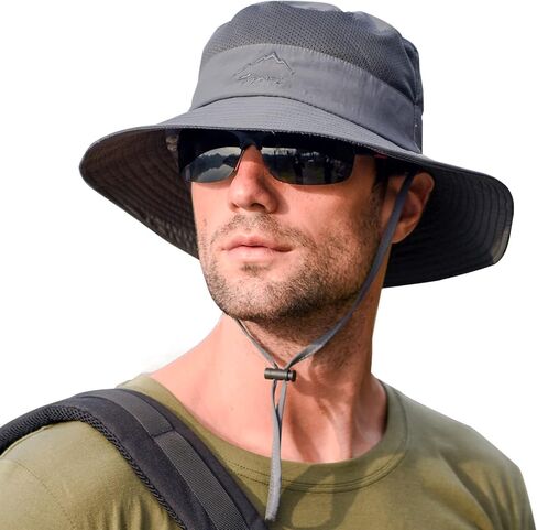 Sun Hats for Men Women Fishing Hat UPF 50+ Breathable Wide Brim Summer UV Protection Hat in Saudi Arabia