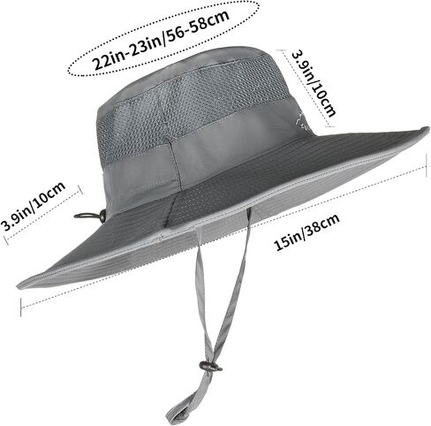 Sun Hats for Men Women Fishing Hat UPF 50+ Breathable Wide Brim Summer UV Protection Hat in Saudi Arabia