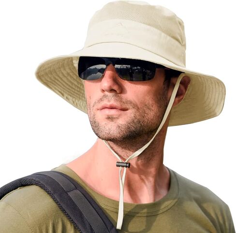 Sun Hats for Men Women Fishing Hat UPF 50+ Breathable Wide Brim Summer UV Protection Hat in Saudi Arabia