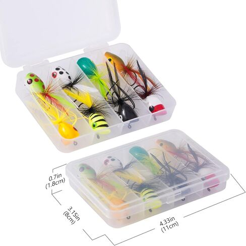 BASSDASH Popper Flies for Fly Fishing Bass Panfish Perch Topwater Fishing Lures in Saudi Arabia