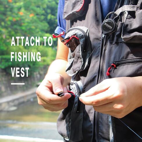 Booms Fishing FC2 Fishing Knot Tying Tool, Fly Fishing Line Cutter, Fishing Clippers with Retractor in Kuwait