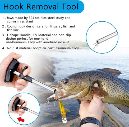 Sosation 134 Pcs Fishing Tool Kit Fishing Gear and Equipment Fishing Pliers Kit Fish Hook Remover Tool Fishing Lip Gripper Set Fishing Lures Baits Tackle Accessories in Saudi Arabia
