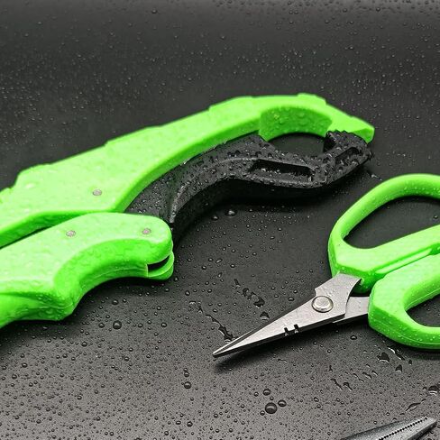 WARM COLD Fish Lip Grippers with Missing Rope,Fishing Pliers,Saltwater Resistant Fishing Gear, Line Cutter,Tools Set Gifts for Men in Saudi Arabia