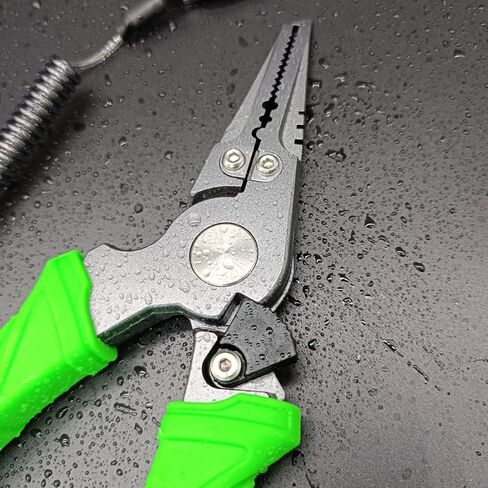 WARM COLD Fish Lip Grippers with Missing Rope,Fishing Pliers,Saltwater Resistant Fishing Gear, Line Cutter,Tools Set Gifts for Men in Saudi Arabia