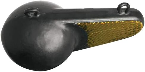 Extreme Max 3006.6619 Coated Keel-Style Downrigger Weight - 6 lbs.,Black in Saudi Arabia