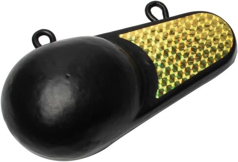 Extreme Max 3006.6619 Coated Keel-Style Downrigger Weight - 6 lbs.,Black in Saudi Arabia