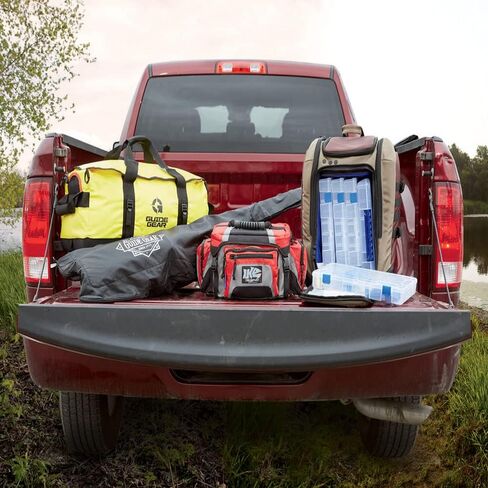 معدات التوجيه، 3 قضبان صيد وبكرة، حقيبة تخزين للسفر، حامل قضيب القطب، 7 أقدام و6 بوصات in Kuwait