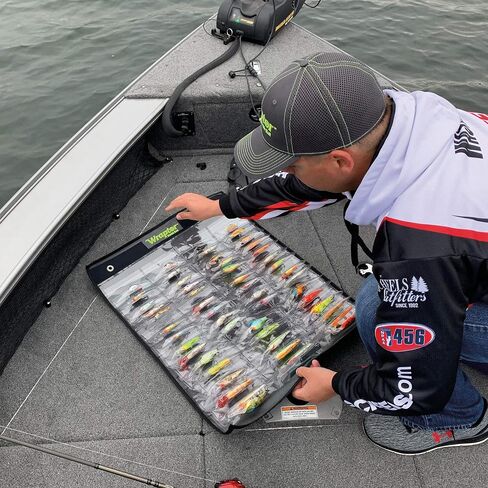 Wraptor Tackle Roll®| Fishing Tackle Storage Organizer | Classic Pro (54 Pockets) in Kuwait