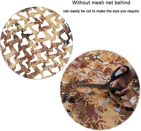 iunio Camo Netting, Camouflage Net, Bulk Roll, Mesh, Cover, Blind for Hunting, Decoration, Sun Shade, Party, Camping, Outdoor in Kuwait