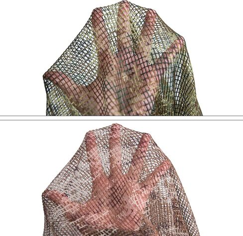 HYOUT Tactical Neck Scarves Woodland Camo Scarf Desert Shemagh for Outdoor Sports in Saudi Arabia