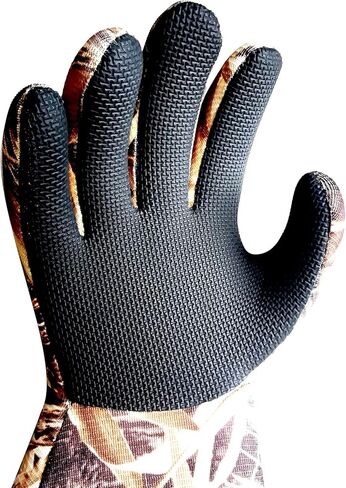 AUSCAMOTEK Waterproof Neoprene Duck Decoy Gloves - Insulated Blind Gauntlet Stay Warm and Dry for Waterfowl Hunting in Kuwait