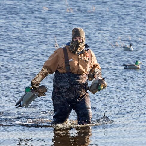 AUSCAMOTEK Waterproof Neoprene Duck Decoy Gloves - Insulated Blind Gauntlet Stay Warm and Dry for Waterfowl Hunting in Kuwait