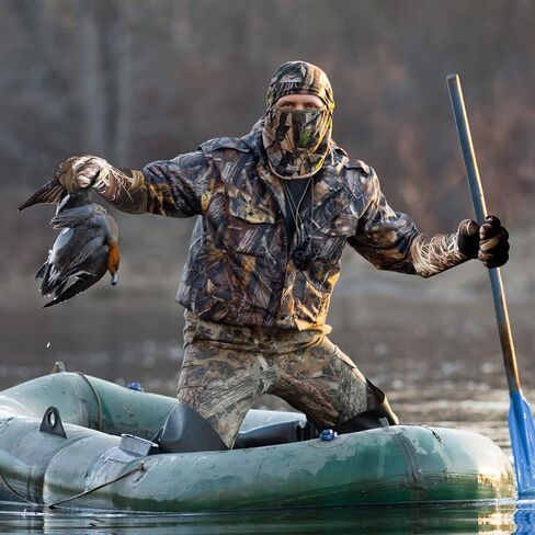 AUSCAMOTEK Waterproof Neoprene Duck Decoy Gloves - Insulated Blind Gauntlet Stay Warm and Dry for Waterfowl Hunting in Kuwait