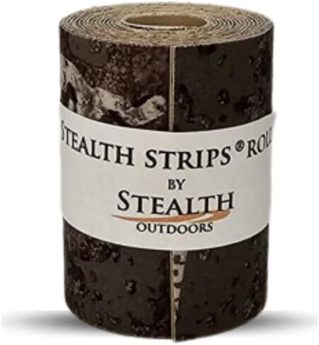 Stealth Strips® Strata Camo Silencing Tape | Self Adhesive Silencing Fabric | Great for Quieting All of Your Metal Hunting Gear and Accessories | (2.125" X 60" Roll) (Strata Camo, 2.125" Wide) in Saudi Arabia