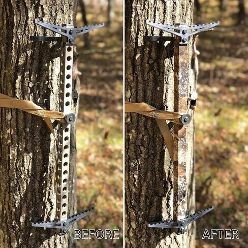 Stealth Strips® Strata Camo Silencing Tape | Self Adhesive Silencing Fabric | Great for Quieting All of Your Metal Hunting Gear and Accessories | (2.125" X 60" Roll) (Strata Camo, 2.125" Wide) in Saudi Arabia