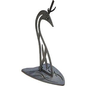 Skull Hooker Table Hooker Powder Coated Steel Trophy Mount - Perfect Kit for Table Display of Taxidermy Deer Antlers and Other Skulls - Available in Graphite Black and Robust Brown