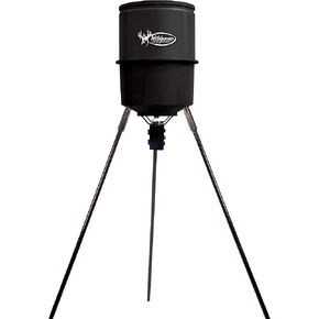 Wildgame Innovations Tri-Pod Deer Feeder, easy to use feeder with 4 feed times,Black in Saudi Arabia