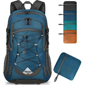 IGOLUMON Hiking Backpack 40L Packable Lightweight Camping Daypack Men Women | Multi-compartment storage Water-resistant Foldable Nylon Material Hiking Day pack for Camping Cycling Outdoor in Saudi Arabia