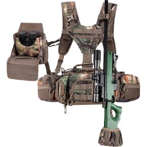 BLISSWILL Hunting Fanny Waist Pack with Harness Pouch Hunting Backpack | Silent Fabric，Rifle & Bow Carry System，Multi-Pocket Organization，Waist Pack for Hunter，Waterproof ，Bullet Pouch hunting gift in Saudi Arabia