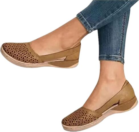 Ladmiple Sneakers For Women Slip On Walking Shoes Casual Cute Fashion Comfortable Dressy Summer Non Slip Flats Loafers in Kuwait