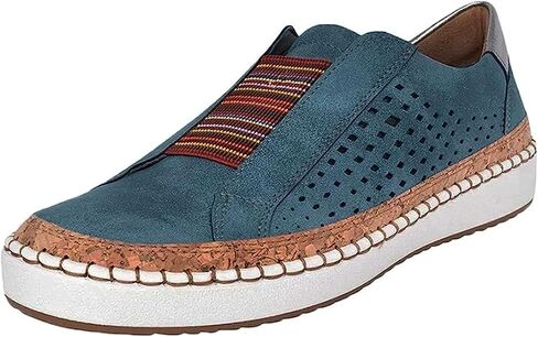 Ladmiple Sneakers For Women Slip On Walking Shoes Casual Cute Fashion Comfortable Dressy Summer Non Slip Flats Loafers in Kuwait