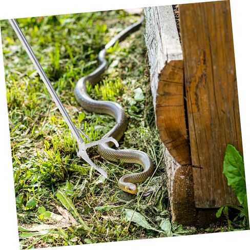 Trash Picker Sticks Snake Grabber Tool Snake Stainless Steel Trash Crab Reptile Litter Tongs in Saudi Arabia