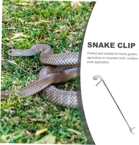 Trash Picker Sticks Snake Grabber Tool Snake Stainless Steel Trash Crab Reptile Litter Tongs in Saudi Arabia