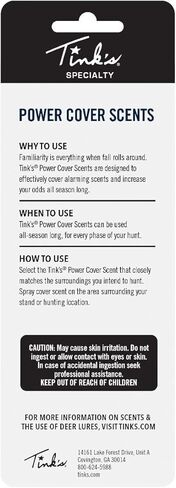 Tink's Pine Power Cover Scent | 4 Oz Spray Bottle | Hunting Accessories, Natural Odor Eliminator + Scent Blocker for Human Scent | Easy Application for Hunting Gear, Clothes, or Boots in Kuwait