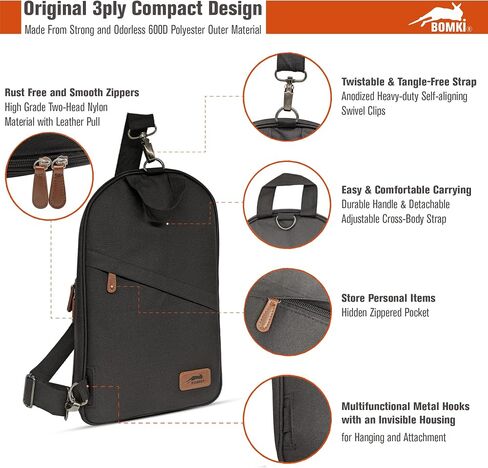 BOMKI Grilling and Camping Cooking Utensils Set for The Outdoors BBQ - Camping Utensil Set Kitchen Set Cookware Accessories Glamping Essentials Camp Stuff Camp Cooking Set (Black Pro) in Kuwait