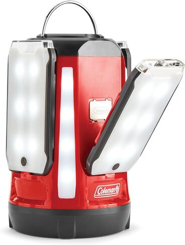 فانوس LED متعدد الألواح قابل لإعادة الشحن من كولمان، فانوس مقاوم للماء مع لوحات إضاءة مغناطيسية قابلة للإزالة، ومصباح يدوي مدمج، ومنفذ شحن USB؛ رائعة للتخييم والصيد وحالات الطوارئ والمزيد in Kuwait