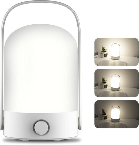 ضوء التخييم LED | فانوس تخييم محمول قابل للشحن | ضوء الليل الخافت | مصباح تخييم محمول يعمل بالبطارية مع خطاف للقراءة في الداخل، والمشي لمسافات طويلة، وصيد الأسماك، والطوارئ في الهواء الطلق in Kuwait