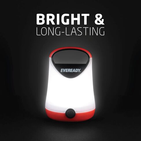 Eveready LED Camping Lantern, Bright Battery Powered Lantern, Water Resistant Hurricane Supplies, 100 Hour Run-time, Pack of 1 in Kuwait