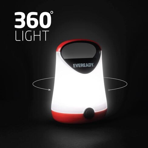 Eveready LED Camping Lantern, Bright Battery Powered Lantern, Water Resistant Hurricane Supplies, 100 Hour Run-time, Pack of 1 in Kuwait