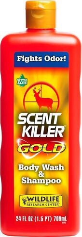 Scent Killer Gold 1241 Wildlife Research Scent Killer Gold Body Wash and Shampoo, 24 Ounce in Saudi Arabia