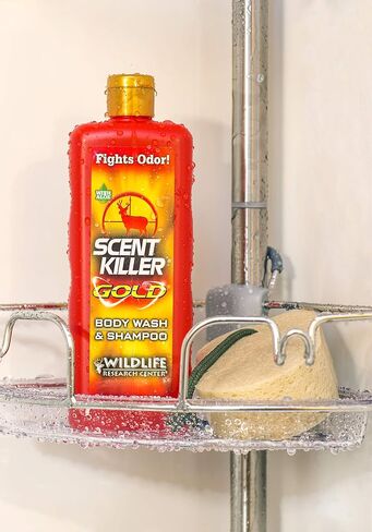 Scent Killer Gold 1241 Wildlife Research Scent Killer Gold Body Wash and Shampoo, 24 Ounce in Saudi Arabia